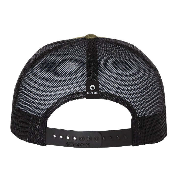 GRP Green Wool-Blend Flat Bill Trucker Hat