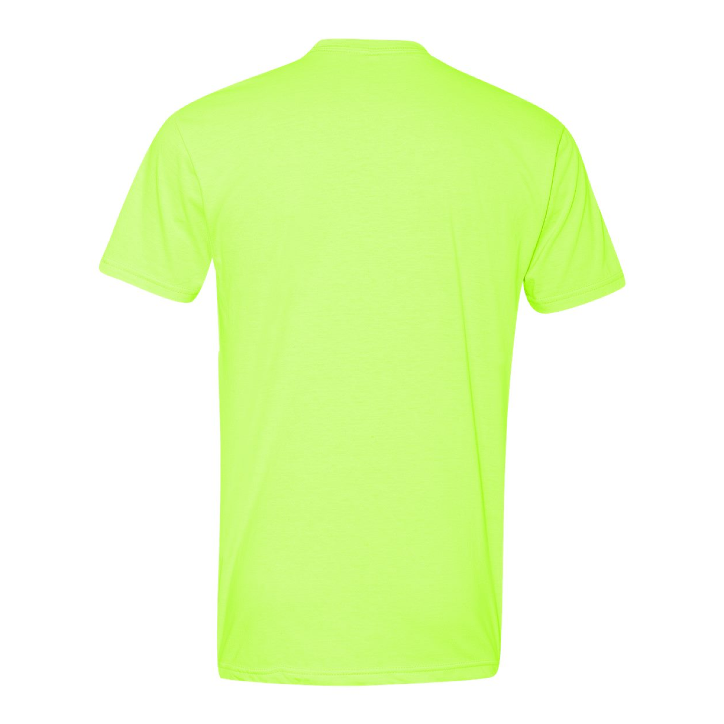 BSL Unisex CVC Crewneck Neon Yellow T-Shirt