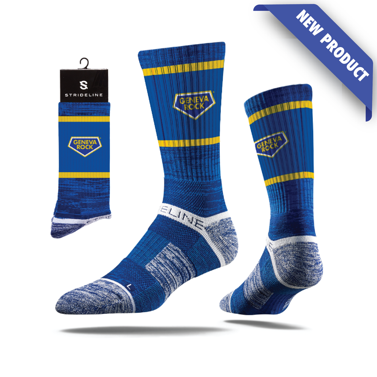 GRP Blue Athletic Crew Socks