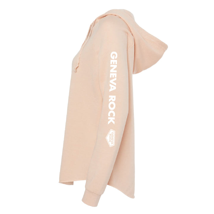 GRP Women's Blush California Wave Wash Lightweight Hoodie