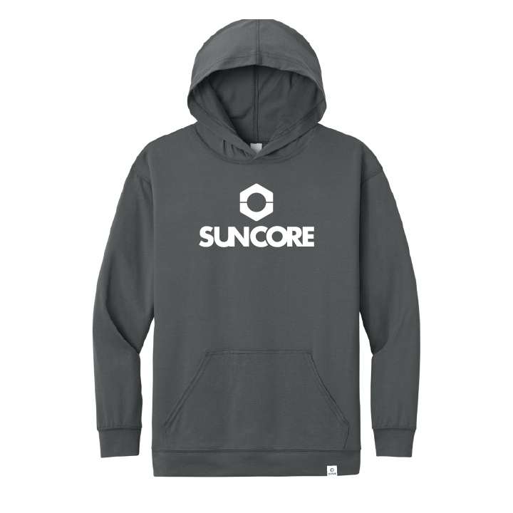 SCR A4 Softek Long Sleeve Hooded Graphite Tee