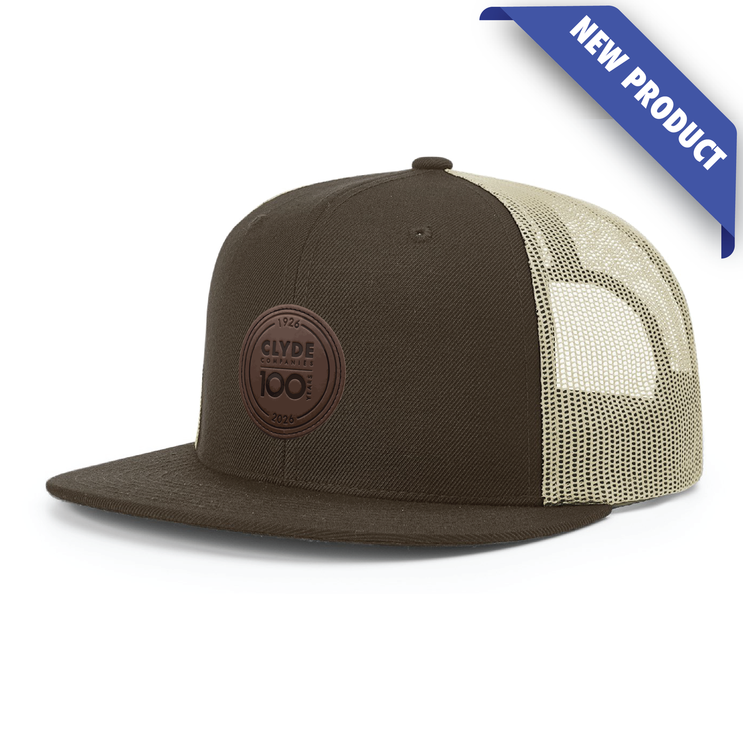 CCI 100 Year Patch Wool Blend Flat Bill Trucker Snapback Cap