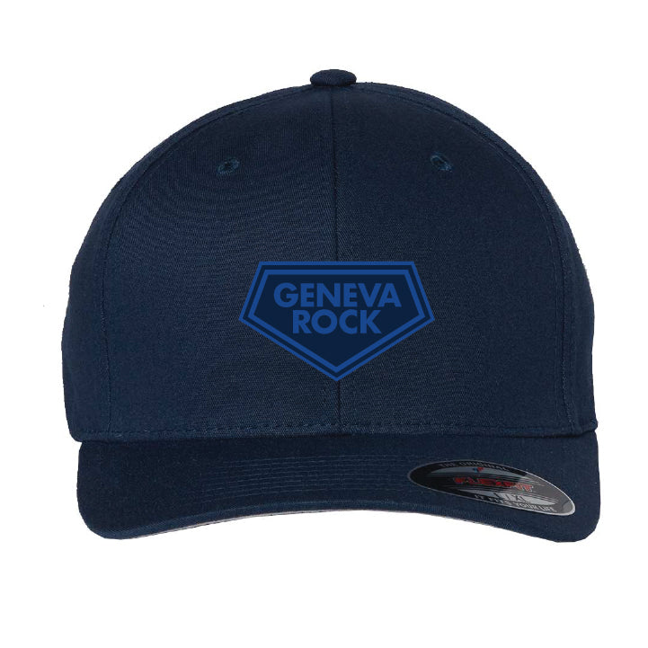 GRP V-Flexfit Navy Twill Logo Hat