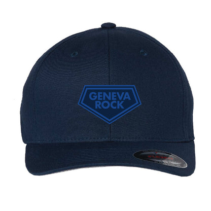 GRP V-Flexfit Navy Twill Logo Hat