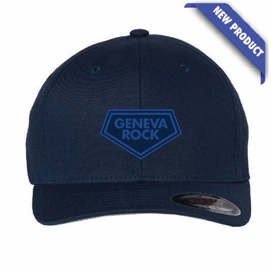 GRP V-Flexfit Navy Twill Logo Hat