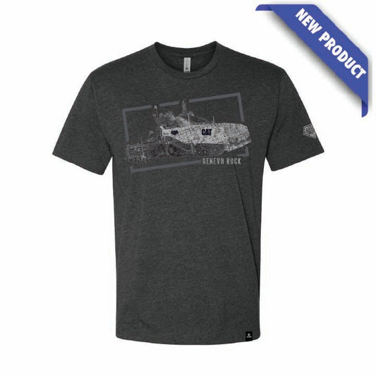 GRP Unisex Charcoal Gray Asphalt Paver Crewneck T-Shirt