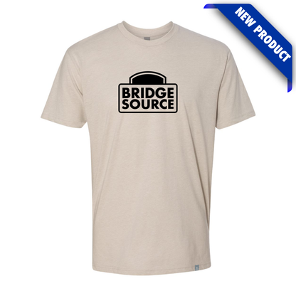 BSL Unisex CVC Crewneck Sand T-Shirt