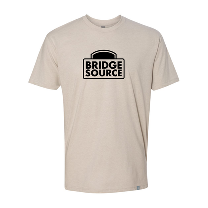 BSL Unisex CVC Crewneck Sand T-Shirt