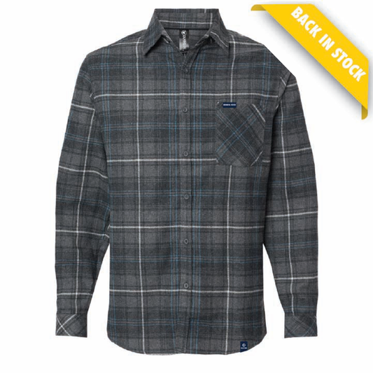 GRP Blue & Gray Open Pocket Flannel Shirt