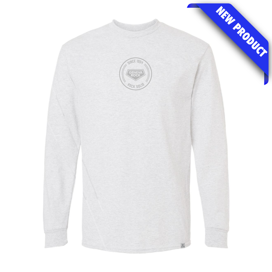 GRP Adult Ash Grey Unisex Crewneck Long-Sleeve Tee