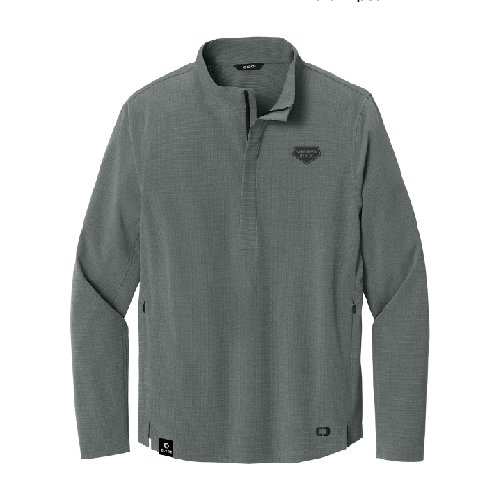 GRP OGIO Men's Gray 1/2-Zip Pullover