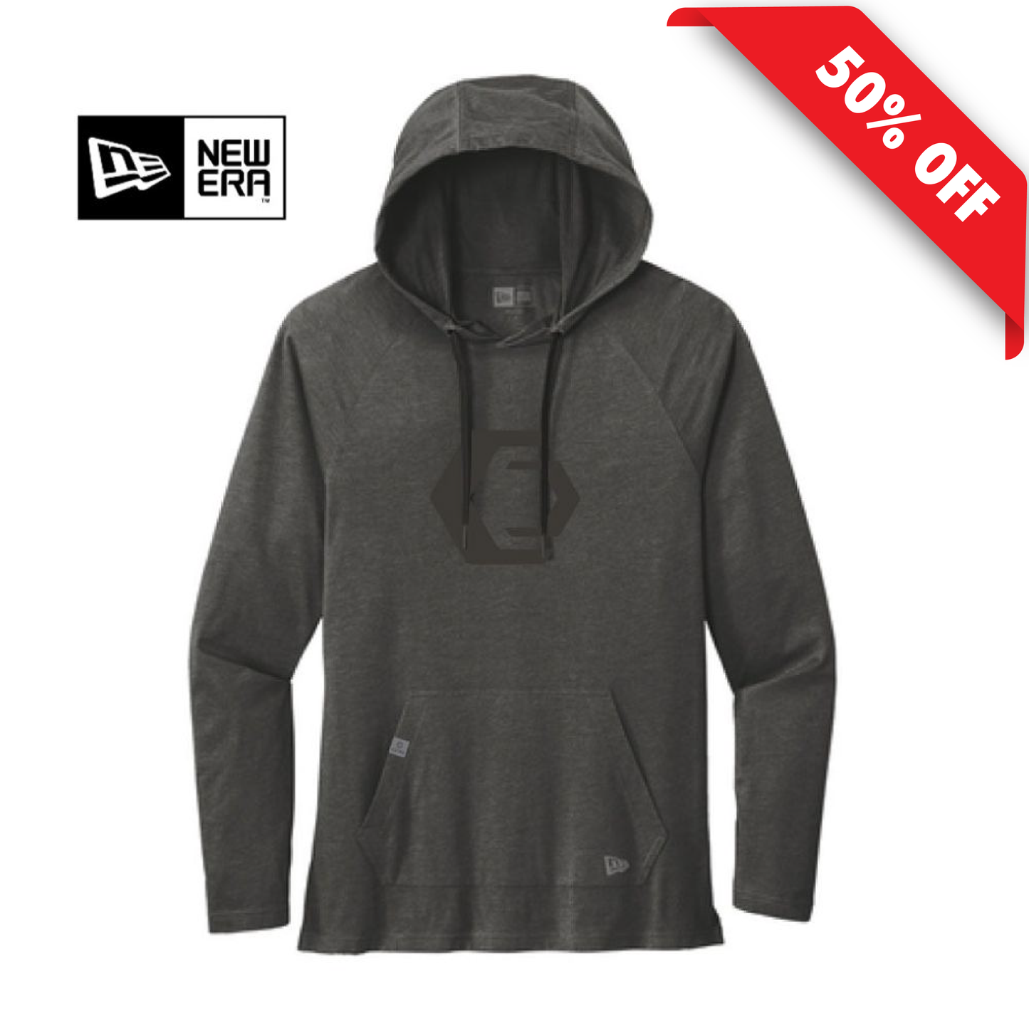 CCI Tri Blend Hoodie With Silcone Logo