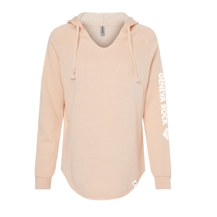 GRP Women's Blush California Wave Wash Lightweight Hoodie