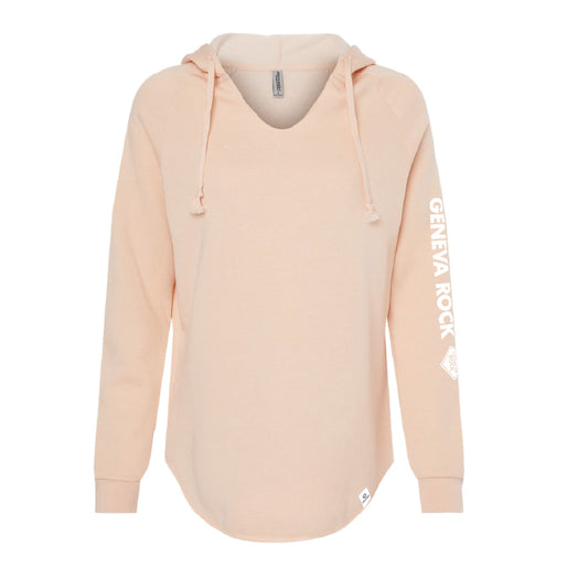 GRP Women's Blush California Wave Wash Lightweight Hoodie