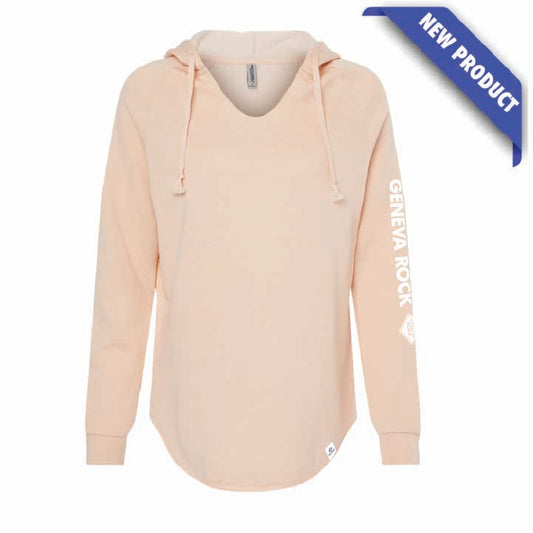 GRP Women's Blush California Wave Wash Lightweight Hoodie