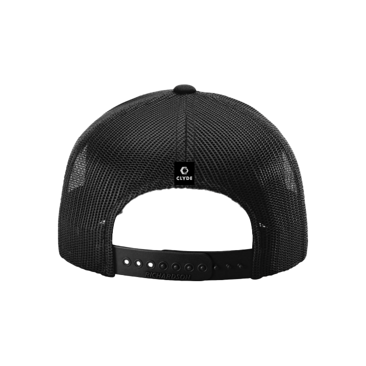 SCR 112 Black Trucker Hat
