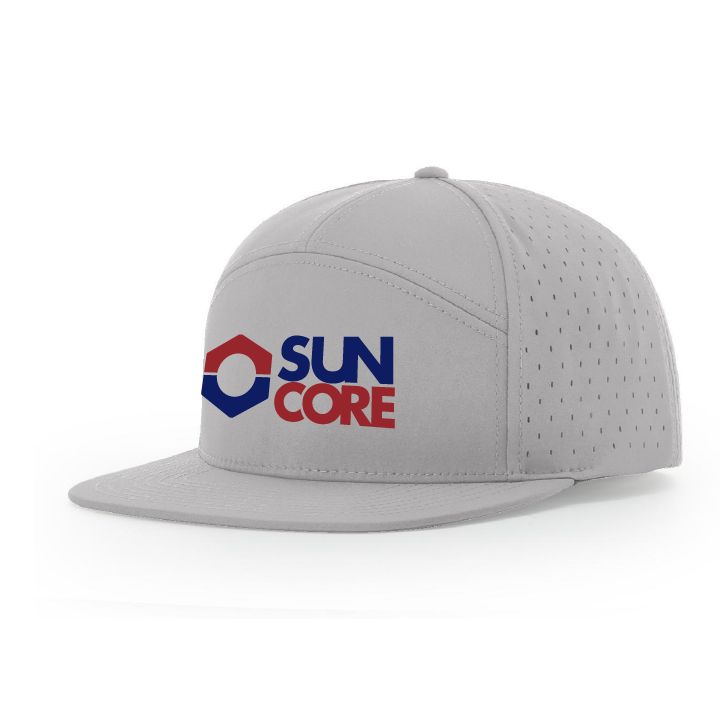 SCR Cannon 7 Panel Gray Trucker Cap