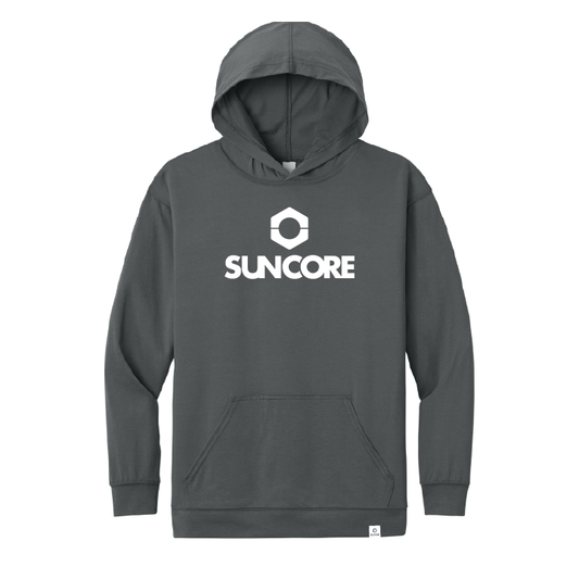 SCR A4 Softek Long Sleeve Hooded Graphite Tee