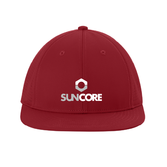 SCR Sport-Tek Pro-Cut Stretch-Tek Red Cap