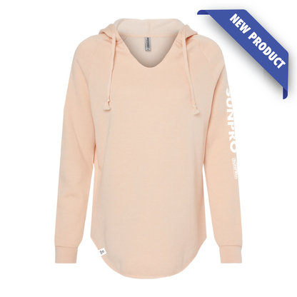 SPC Women's Blush California Wave Wash Lightweight Hoodie