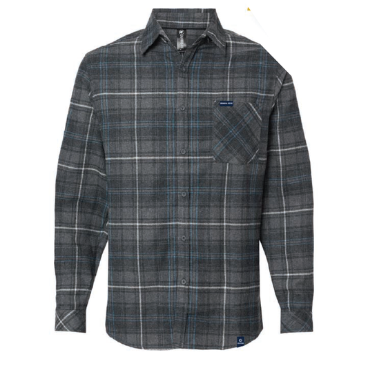 GRP Blue & Gray Open Pocket Flannel Shirt